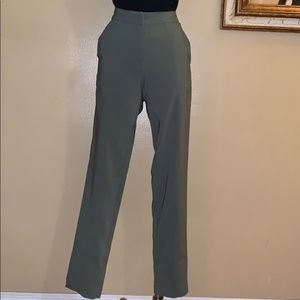Kardashian Kollection Womens Dress Pants Olive XS